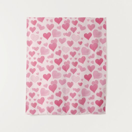 Roze liefde wandkleed (Voorkant)