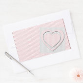 Roze liefdeshart #2 Sticker (Envelop)
