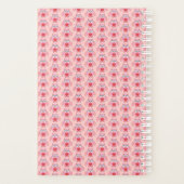 Roze liefdeshart Aangepaste planner (Achterkant)