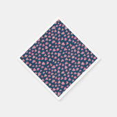 Roze Liefdeshart Servet (Hoek)