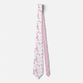 Roze Liefdeshart Stropdas (Voorkant)