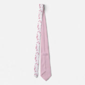 Roze Liefdeshart Stropdas (Achterkant)