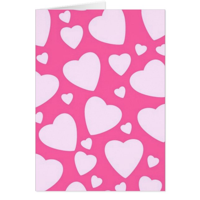 Roze liefdesharten (Voorkant)