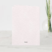 Roze liefdeskaars kaart (Achterkant)