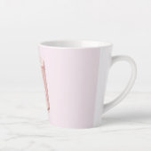 Roze liefdeskaars latte mok (Rechts)