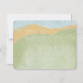 Roze liefdesvederzwijn bruiloft Dank je wel Bedankkaart (Achterkant)