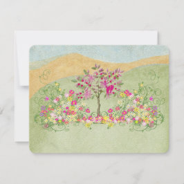 Roze -liefdesvederzwijn RSVP