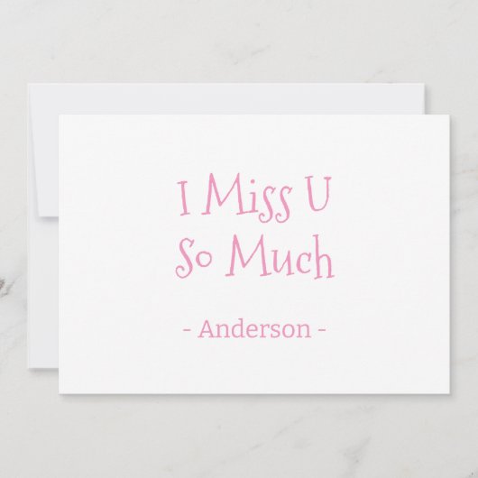 Roze Liefdevolle Hartjes Naadloos Patroon Kaart (Voorkant)