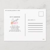 roze liefje voor donut multi - fotovakantie feestdagenkaart (Achterkant)