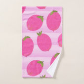 Roze liemons limonade Summer Fruit Fun Bright Bad Handdoek (Handdoek)