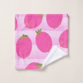 Roze liemons limonade Summer Fruit Fun Bright Bad Handdoek (Wasdoekje)