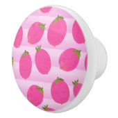 Roze liemons limonade Summer Fruit Fun Bright Keramische Knop (Rechts)