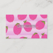 Roze liemons limonade Summer Fruit Fun Bright Visitekaartje (Voorkant)