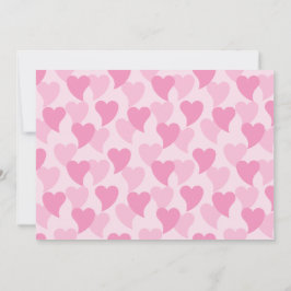 Roze Lieve Harten Naadloos Patroon Kaart