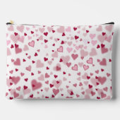 Roze Lieve Harten Patroon Etui (Voorkant)