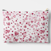 Roze Lieve Harten Patroon Etui (Achterkant)