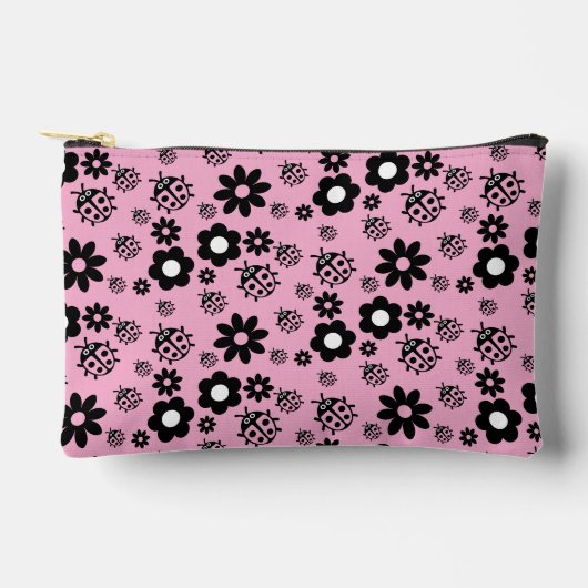 Roze lieve lieveheersbeestje kinderen etui (Voorkant)