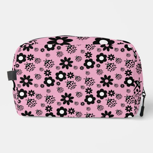 Roze Lieve Lieveheersbeestje Kinderen Toilettasje (Voorkant)