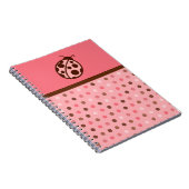 Roze Lieveheersbeestje Notitieboek (Rechterzijde)