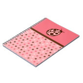 Roze Lieveheersbeestje Notitieboek (Linkerzijde)