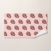 Roze Lieveheersbeestjes Handdoeken Set (Handdoek)