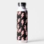 Roze Lightning Bolts Patroon Waterfles (Links)