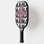 Roze Lightning Mama gepersonaliseerd Pickleball Paddle (Links)