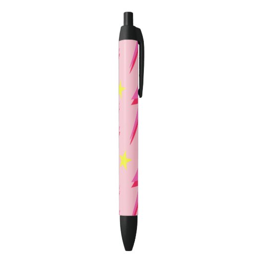 Roze Lightning Pattern Pen voor dagelijks schrijve (Achterkant (Verticaal))
