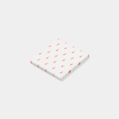 Roze Lightning Stijlvolle Back-to-School Stationer Post-it® Notes (Schuin)