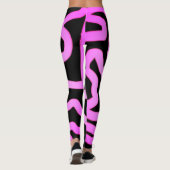 Roze lijn leggings (Achterkant)