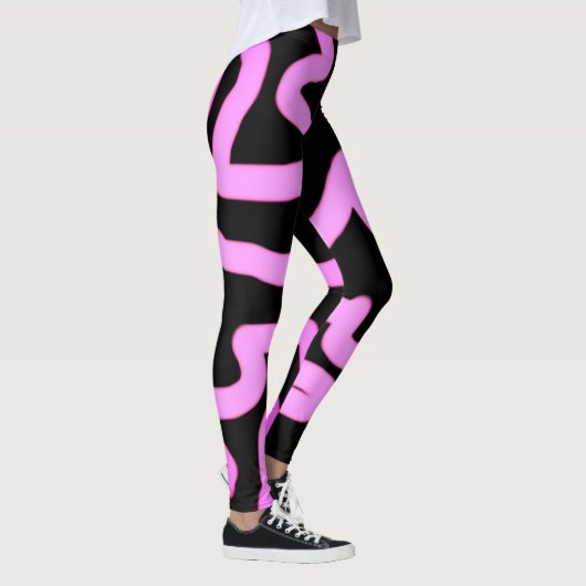 Roze lijn leggings (Rechts)