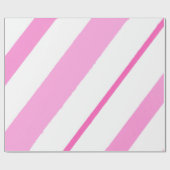 Roze lijnen cadeaupapier (Vlak)