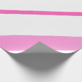 Roze lijnen cadeaupapier (Hoek)