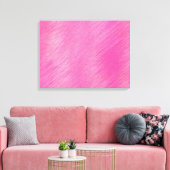 Roze lijnen canvas afdruk (Insitu (Woonkamer))