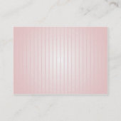 Roze lijnen - Chubby Visitekaartje (Achterkant)