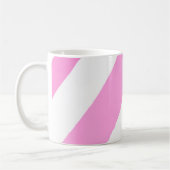 Roze lijnen koffiemok (Links)