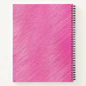 Roze lijnen notitieboek (Achterkant)