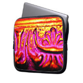 Roze Lijst Laptop Sleeve (Voorkant Links)