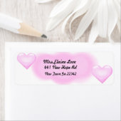 Roze lijst met hartritme etiket (Insitu)