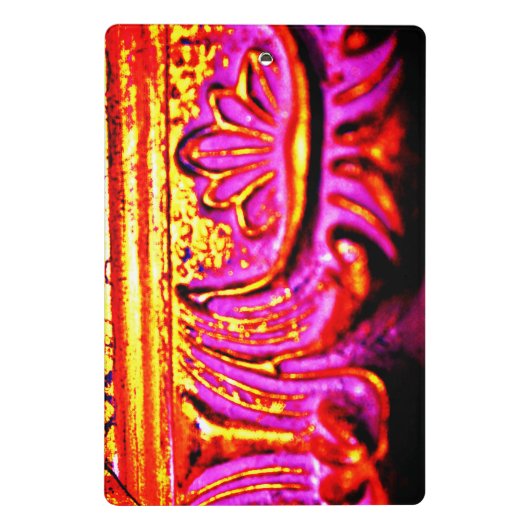 Roze Lijst Mini Klembord (Achterkant)