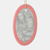 Roze Lijst Ovaal Ornament (Rechts)