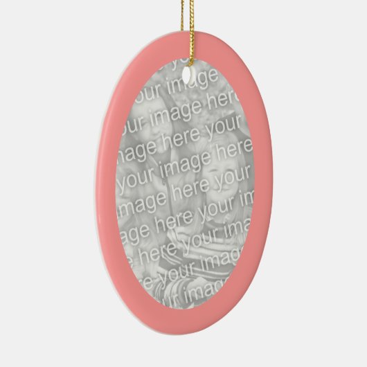 Roze Lijst Ovaal Ornament (Rechts)