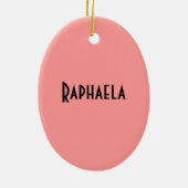 Roze Lijst Ovaal Ornament (Achterkant)