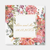 Roze lijst PERSONALIZE Magneet (Voorkant)