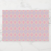 roze likeurfles etiket (Enkel label)