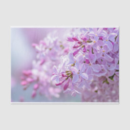 Roze lila bloemen tissuepapier