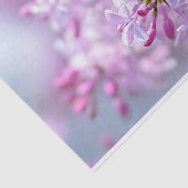 Roze lila bloemen tissuepapier (Detail)