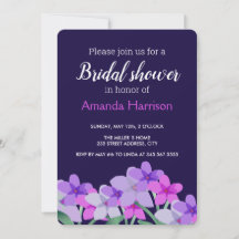 Roze Lila Bloemen Vrijgezellenfeest gepersonalisee