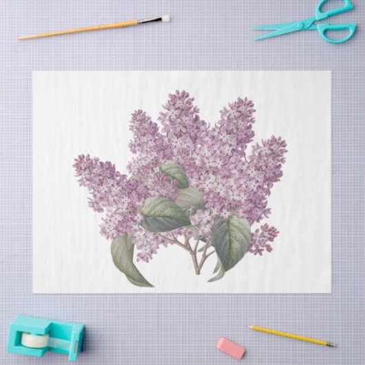  - roze Lila Bouquet - losblad Tissuepapier (Craft)