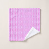 Roze Lila en Magenta Diamond Geometrisch Bad Handdoek (Wasdoekje)